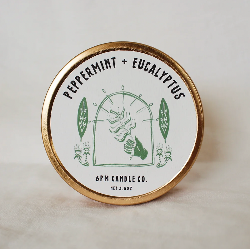 Peppermint & Eucalyptus Candle - Travel